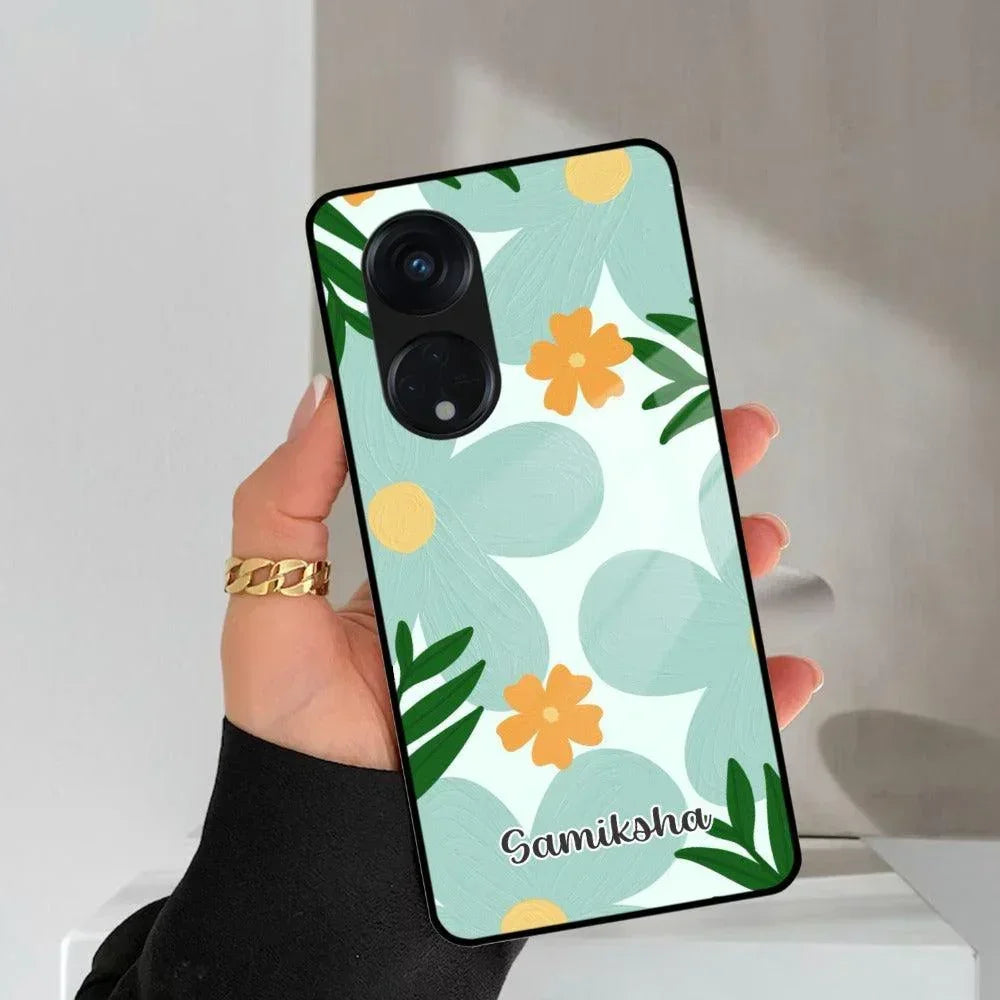 Daisy Dreams Customized Glass Case Cover For Oppo - ShopOnCliQ