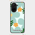 Daisy Dreams Customized Glass Case Cover For Poco C71
