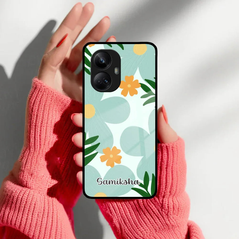 Daisy Dreams Customized Glass Case Cover For Realme/Narzo - ShopOnCliQ