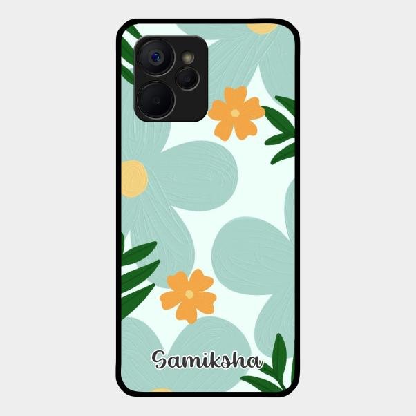 Daisy Dreams Customized Glass Case Cover For Realme 9I 5G