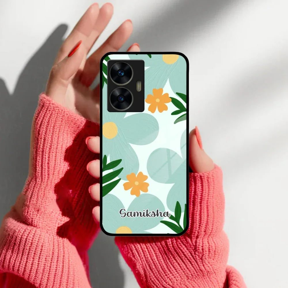 Daisy Dreams Customized Glass Case Cover For Realme/Narzo - ShopOnCliQ