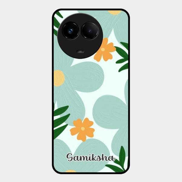 Daisy Dreams Customized Glass Case Cover For Realme C67 5G