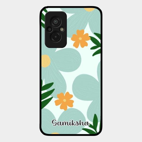 Daisy Dreams Customized Glass Case Cover For Redmi 11 Prime 4G