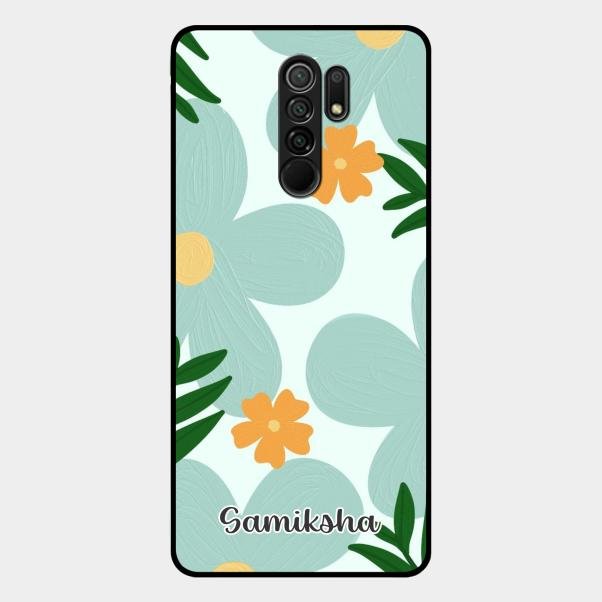 Daisy Dreams Customized Glass Case Cover For Redmi 9 Prime