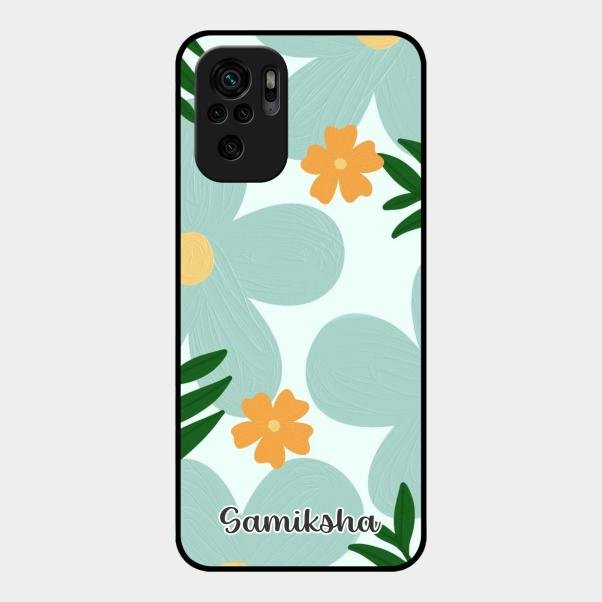 Daisy Dreams Customized Glass Case Cover For Redmi Note 10