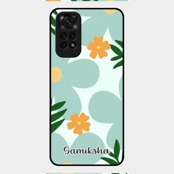 Daisy Dreams Customized Glass Case Cover For Redmi Note 11