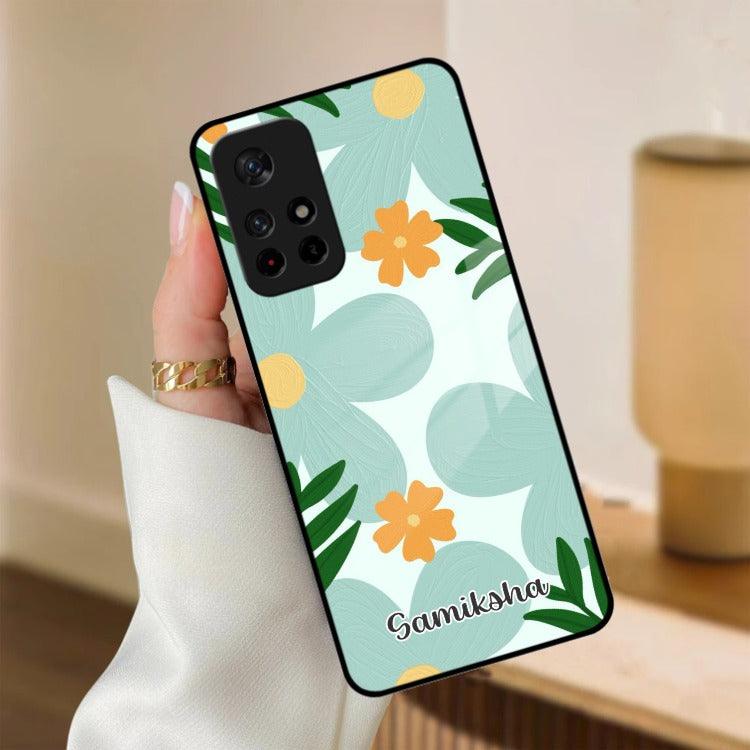 Daisy Dreams Customized Glass Case Cover For Poco