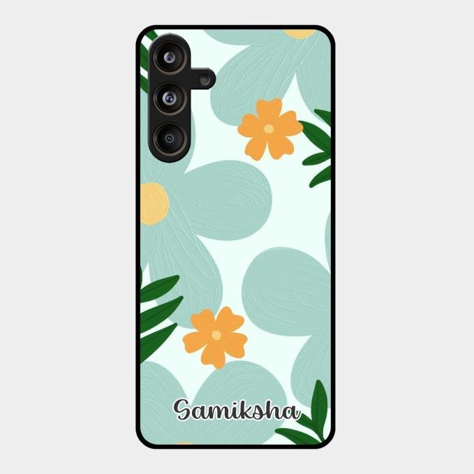 Daisy Dreams Customized Glass Case Cover For Samsung Galaxy M55 5G