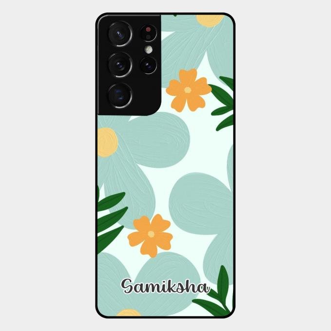 Daisy Dreams Customized Glass Case Cover For Samsung Galaxy S21 Ultra