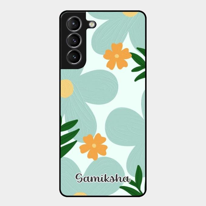Daisy Dreams Customized Glass Case Cover For Samsung Galaxy S21