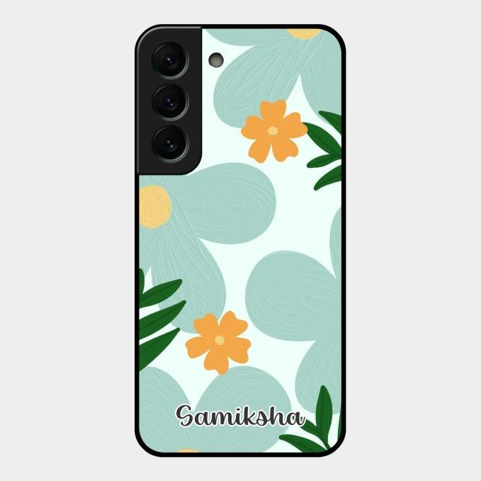 Daisy Dreams Customized Glass Case Cover For Samsung Galaxy S22 Plus 5G