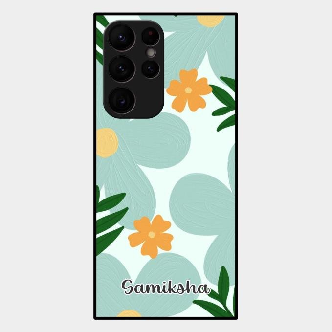Daisy Dreams Customized Glass Case Cover For Samsung Galaxy S22 Ultra 5G