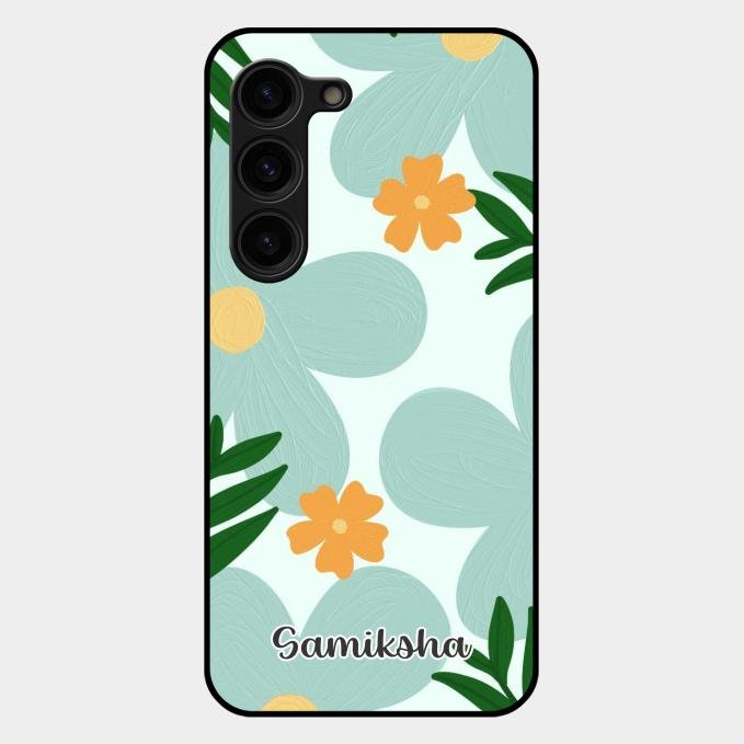Daisy Dreams Customized Glass Case Cover For Samsung Galaxy S23 Plus 5G