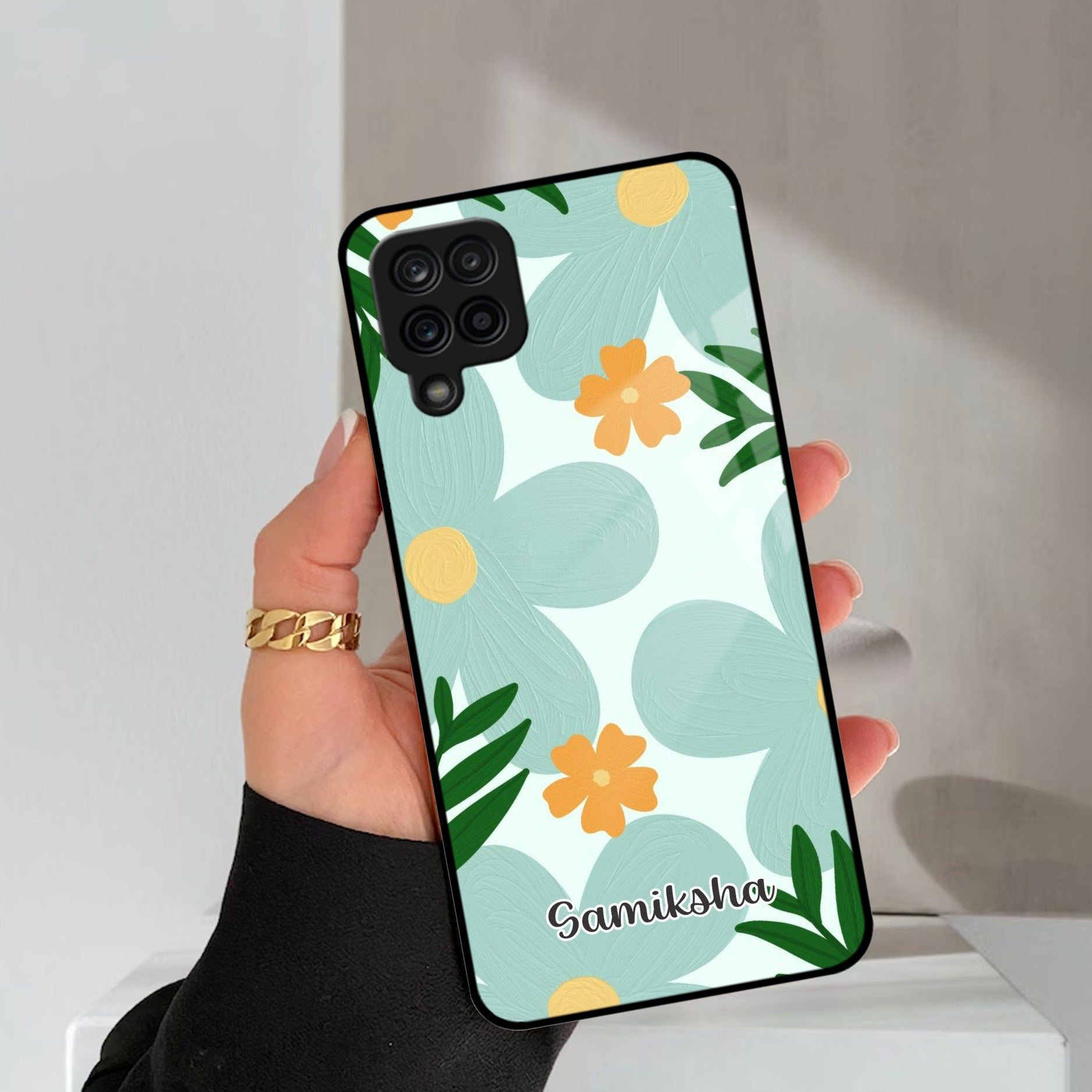 Daisy Dreams Customized Glass Case Cover For Samsung Galaxy A42 5G