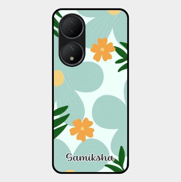 Daisy Dreams Customized Glass Case Cover For Vivo T2 5G