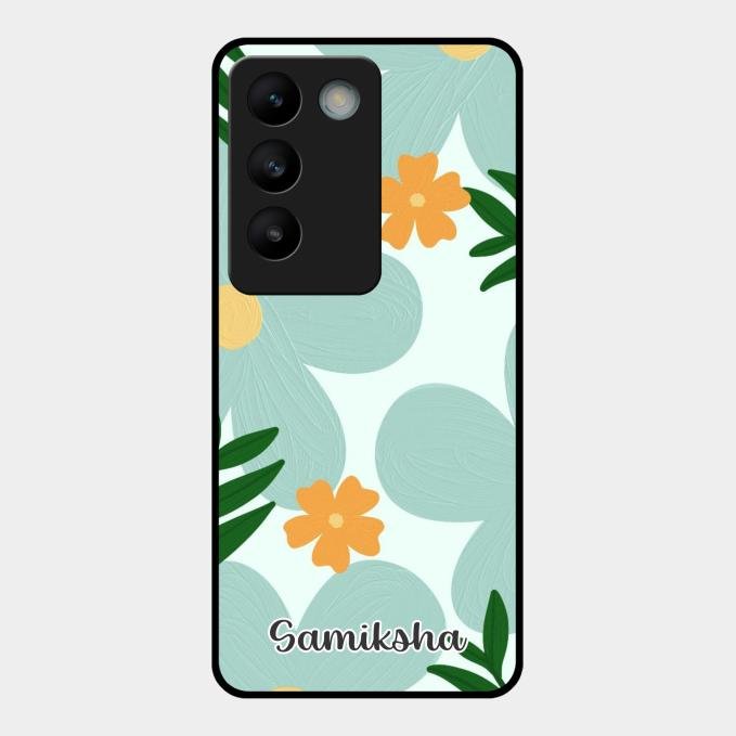Daisy Dreams Customized Glass Case Cover For Vivo T3 5G