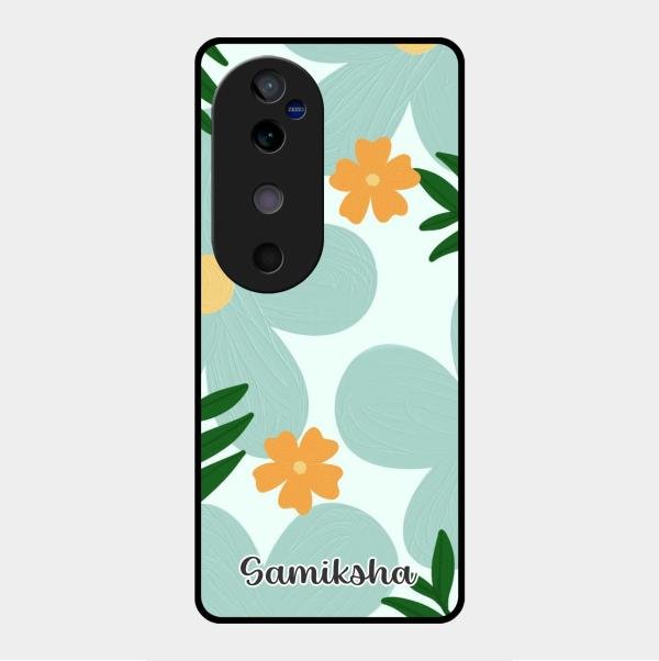 Daisy Dreams Customized Glass Case Cover For Vivo V40 5G