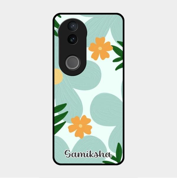 Daisy Dreams Customized Glass Case Cover For Vivo V50E 5G