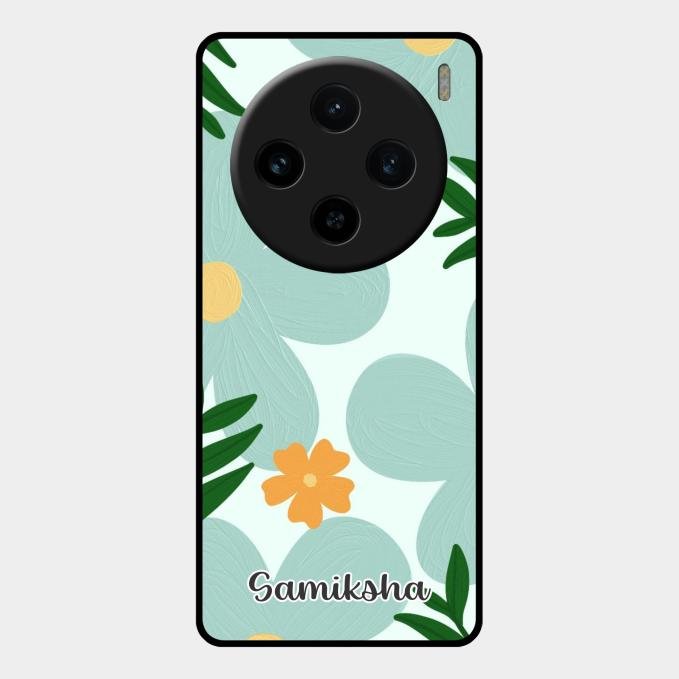 Daisy Dreams Customized Glass Case Cover For Vivo X100 5G