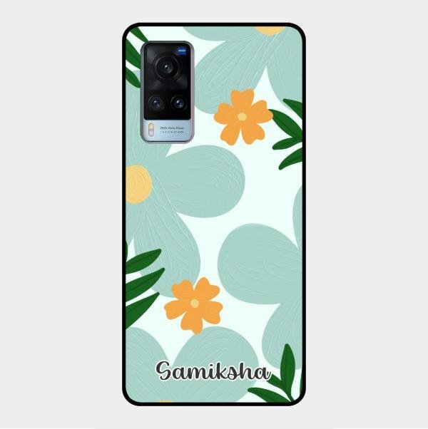 Daisy Dreams Customized Glass Case Cover For Vivo X60 5G