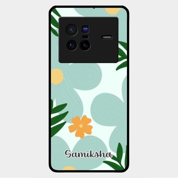 Daisy Dreams Customized Glass Case Cover For Vivo X80 5G