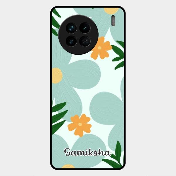Daisy Dreams Customized Glass Case Cover For Vivo X90 5G