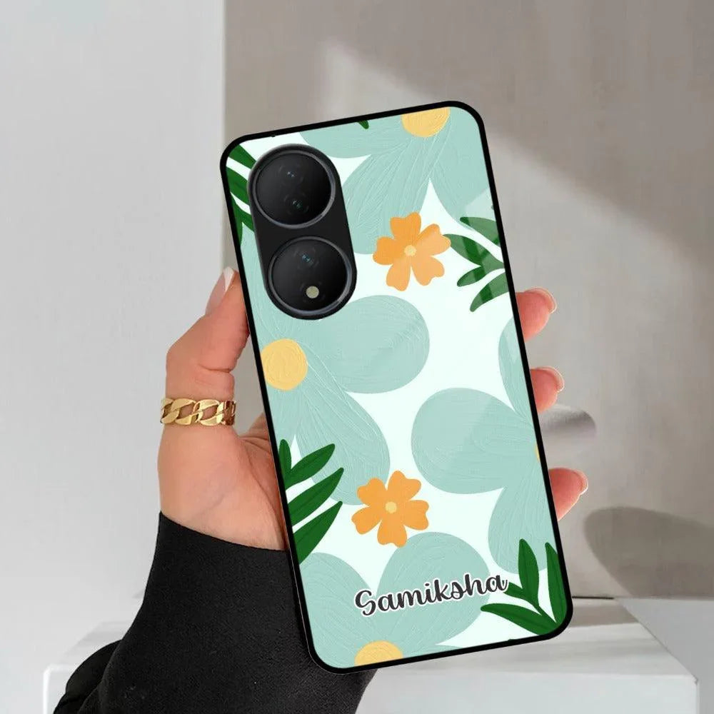 Daisy Dreams Customized Glass Case Cover For Vivo - ShopOnCliQ