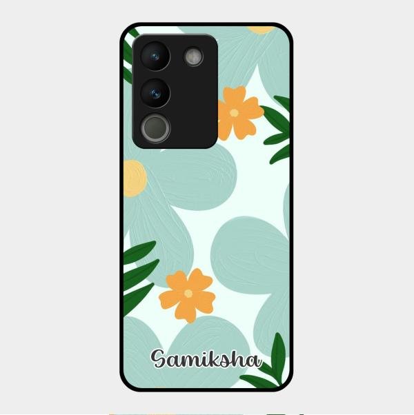Daisy Dreams Customized Glass Case Cover For Vivo Y200 5G