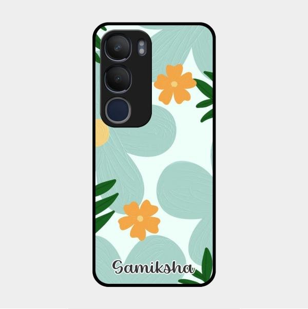 Daisy Dreams Customized Glass Case Cover For Vivo Y29 5G