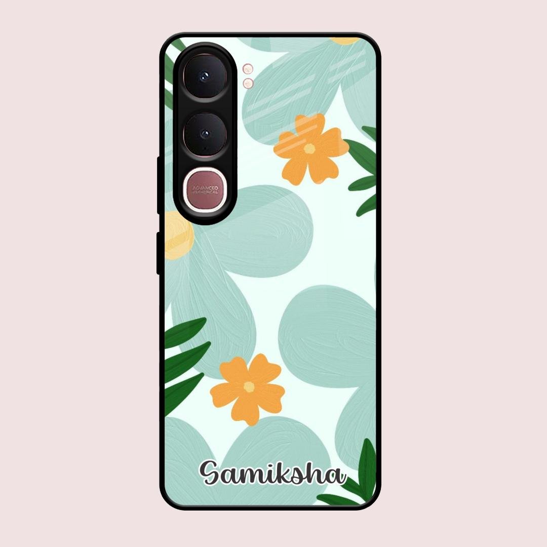 Daisy Dreams Customized Glass Case Cover For Vivo Y31 5G