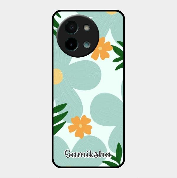 Daisy Dreams Customized Glass Case Cover For Vivo Y58 5G