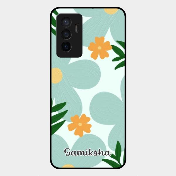 Daisy Dreams Customized Glass Case Cover For Vivo Y75 4G