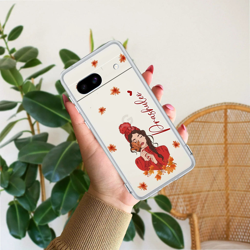 Daisy Flower Customize Anti Yellow Case For Google Pixel 8a 5G