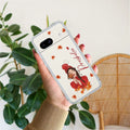 Daisy Flower Customize Transparent Silicon Case For Google Pixel 8a 5G