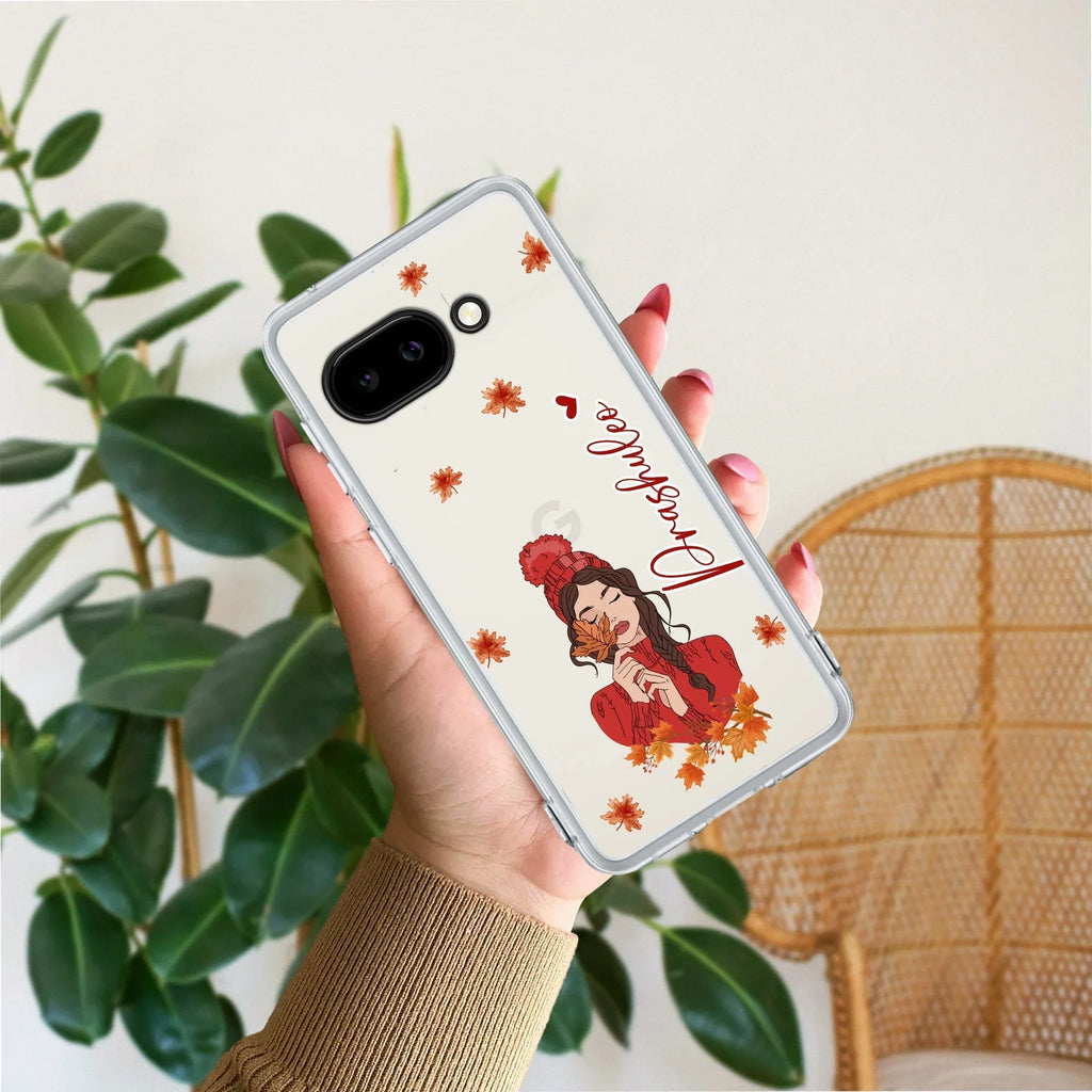 Daisy Flower Customize Transparent Silicon Case For Google Pixel 10a 5G