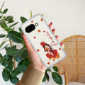 Daisy Flower Customize Transparent Silicon Case For Google Pixel 9a 5G
