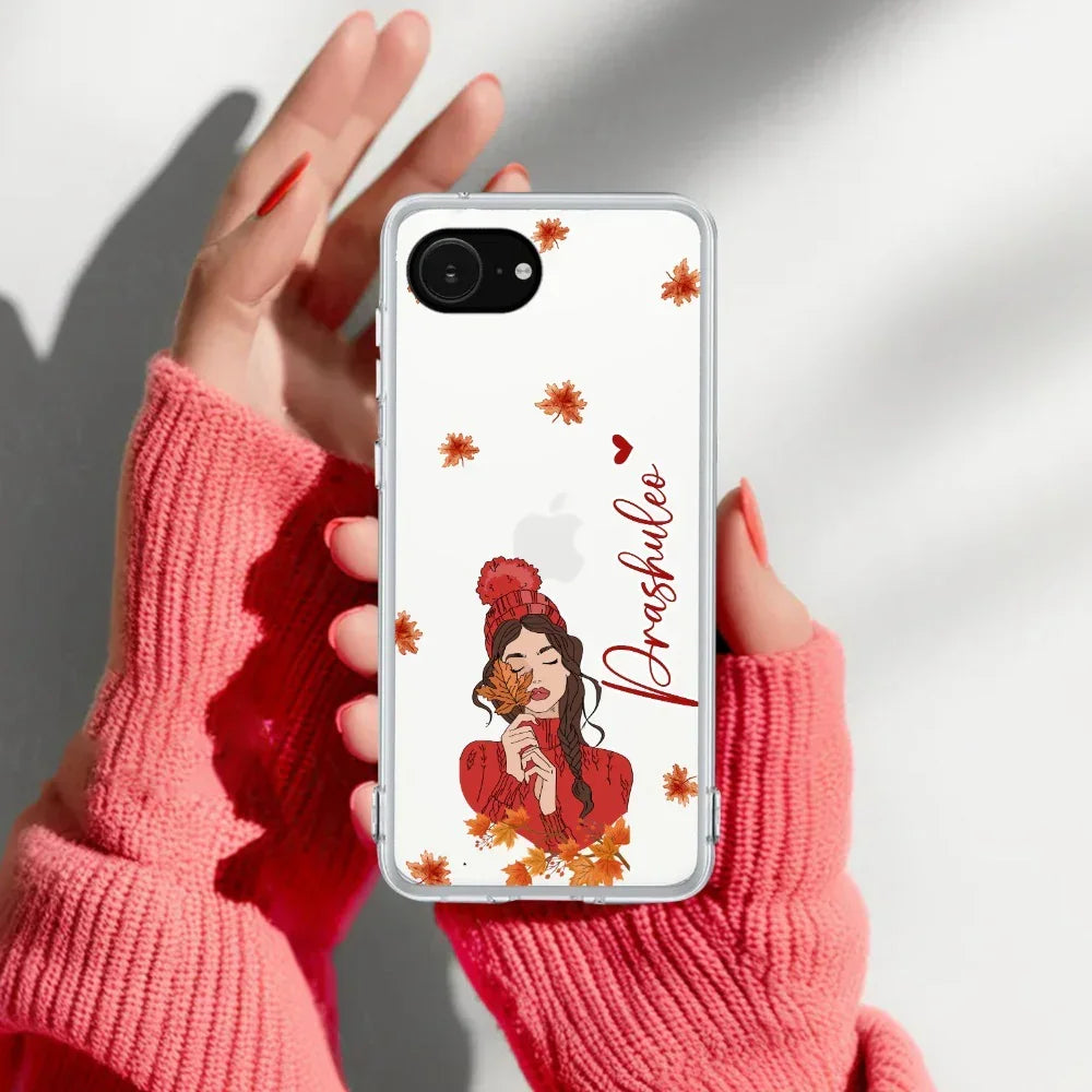 Daisy Flower Customize Transparent Silicon Case For iPhone 12 Pro