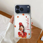 Daisy Flower Customize Transparent Silicon Case For iPhone 12 Pro Max