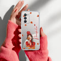 Daisy Flower Customize Transparent Silicon Case For iQOO 9 SE 5G