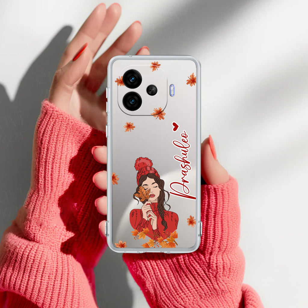 Daisy Flower Customize Transparent Silicon Case For iQOO Neo 10R 5G
