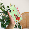 Daisy Flower Customize Transparent Silicon Case For iQOO Z9 5G