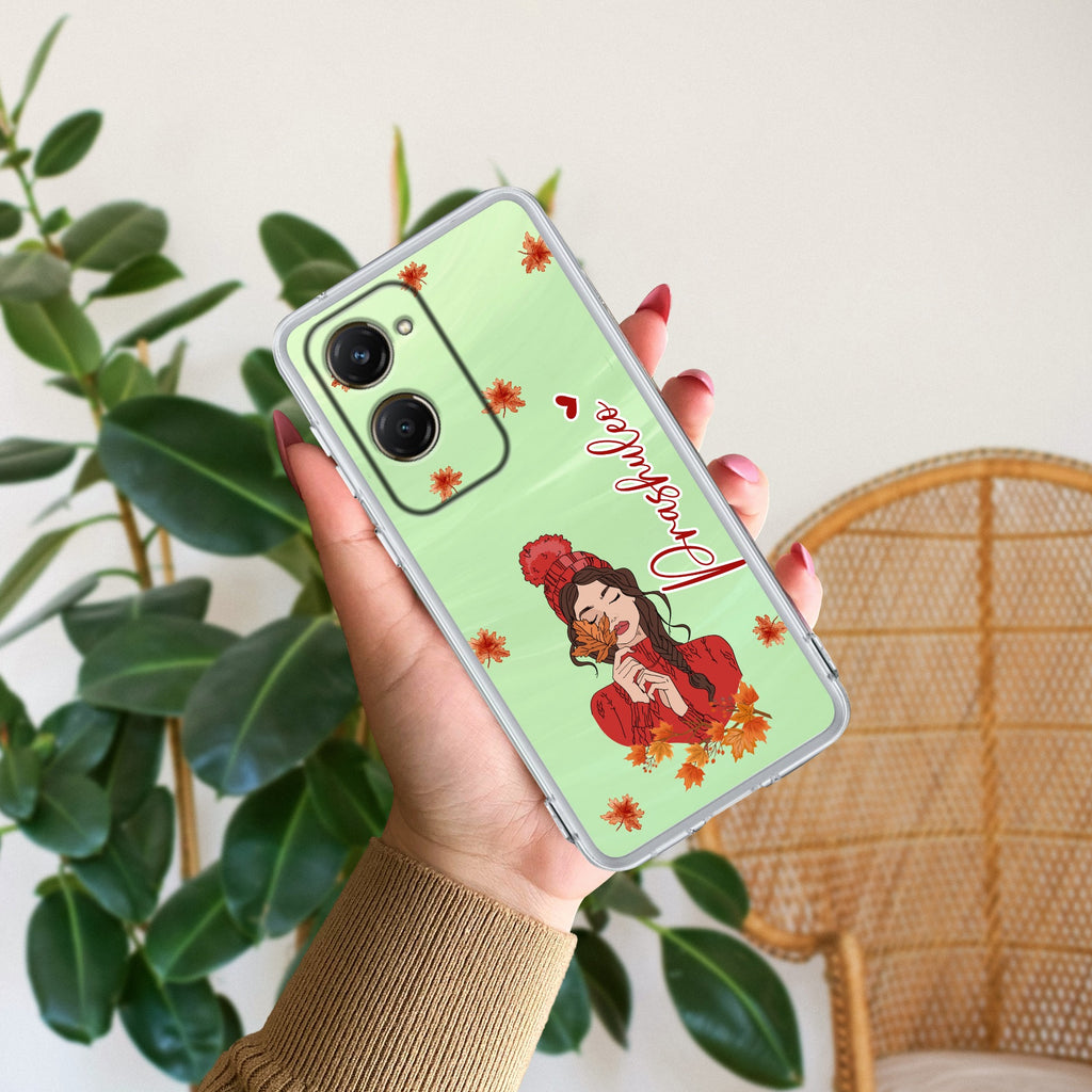 Daisy Flower Customize Transparent Silicon Case For Vivo T3 Lite 5G