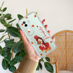 Daisy Flower Customize Transparent Silicon Case For Vivo V40e 5G