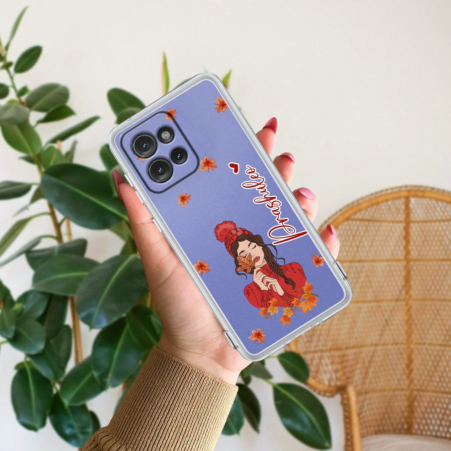 Daisy Flower Customize Transparent Silicon Case For Motorola - ShopOnCliQ