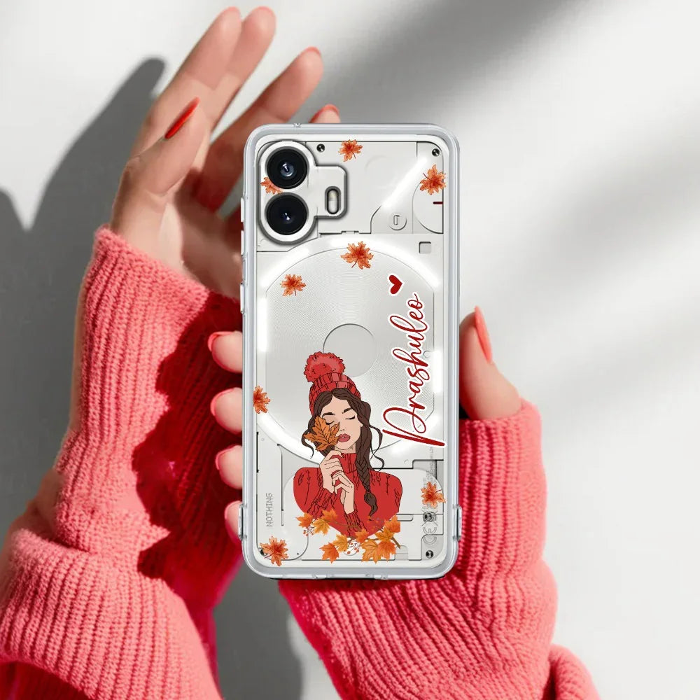 Daisy Flower Customize Transparent Silicon Case For Nothing - ShopOnCliQ