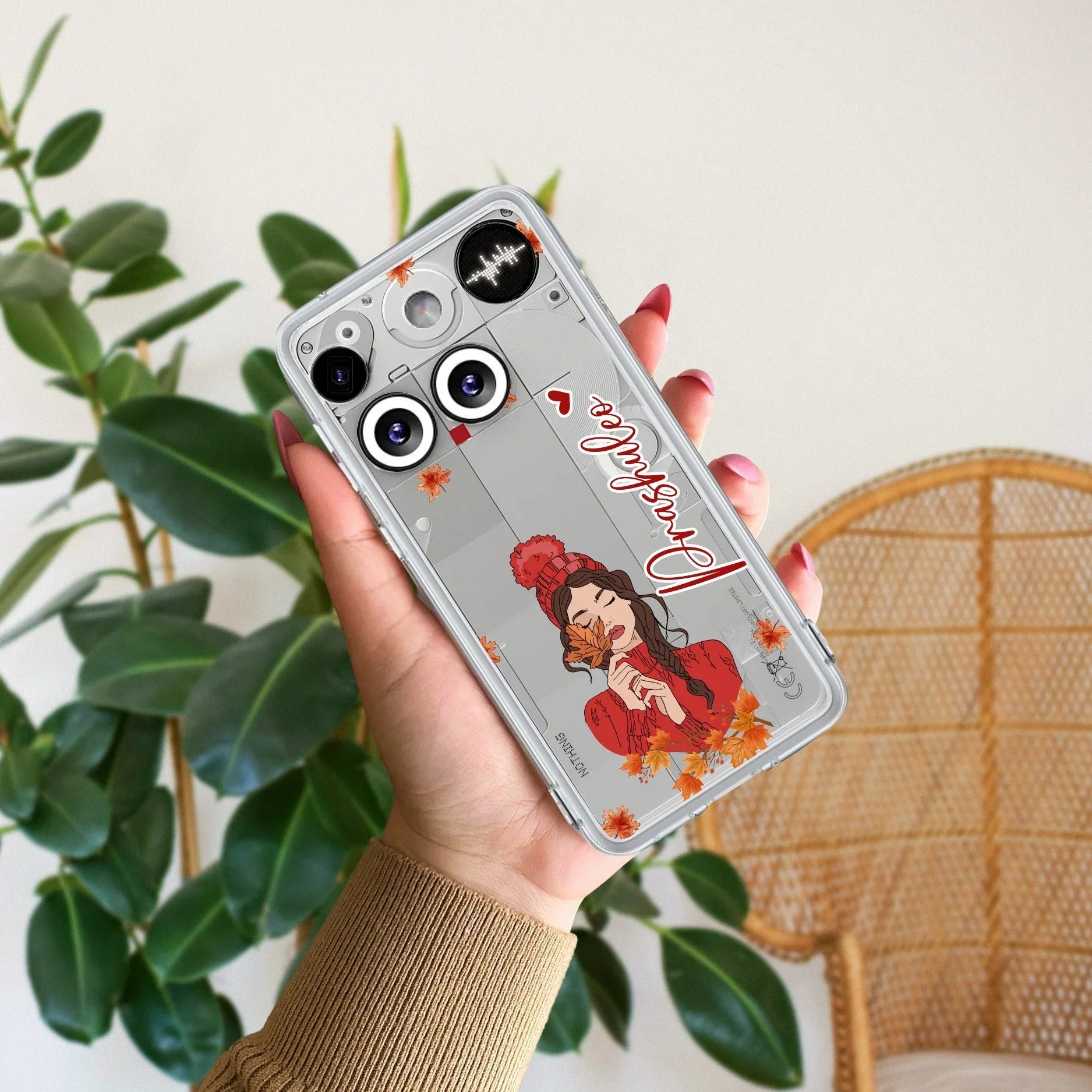 Daisy Flower Customize Transparent Silicon Case For Nothing - ShopOnCliQ