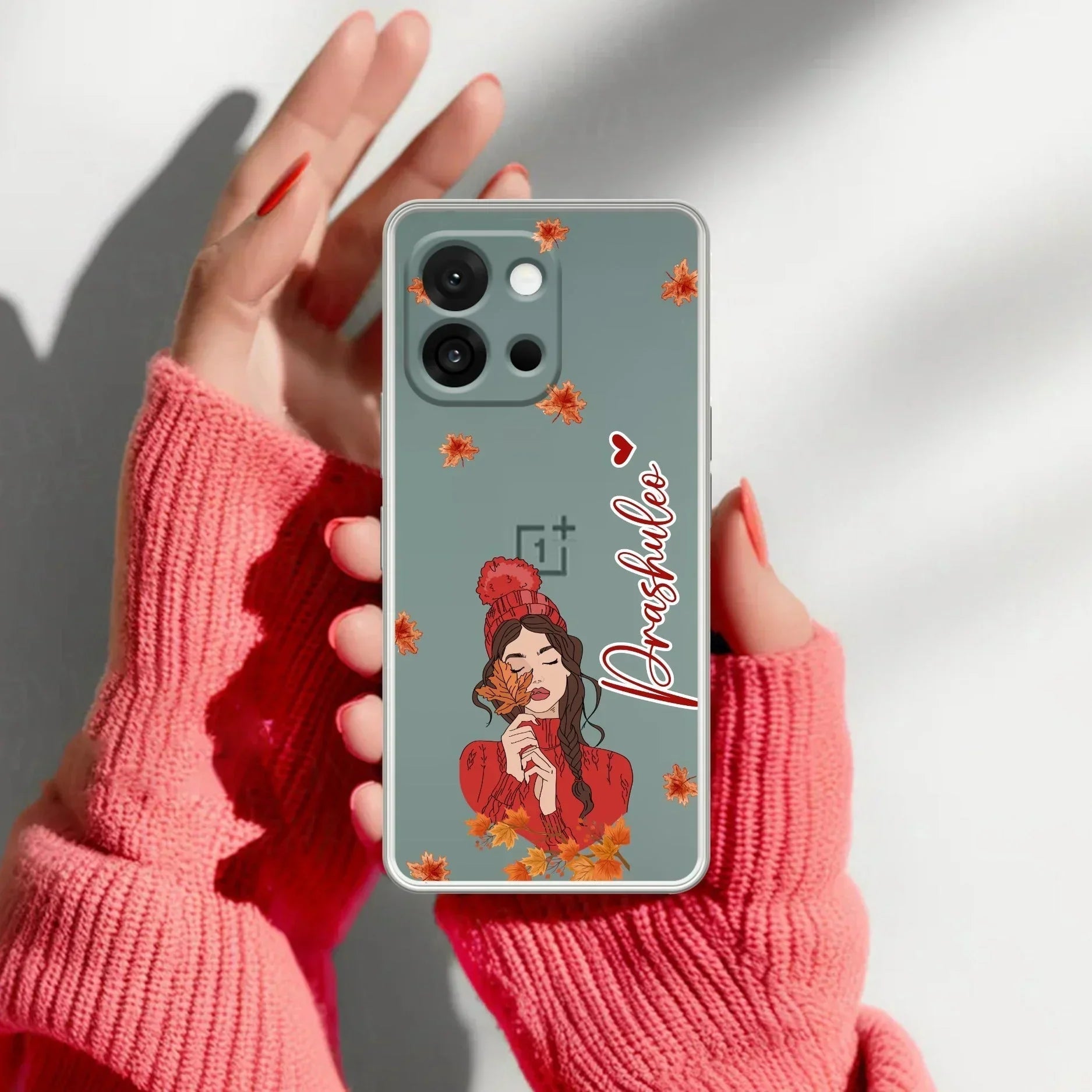 Daisy Flower Customize Transparent Silicon Case For OnePlus