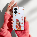 Daisy Flower Customize Transparent Silicon Case For OnePlus Nord 2T 5G