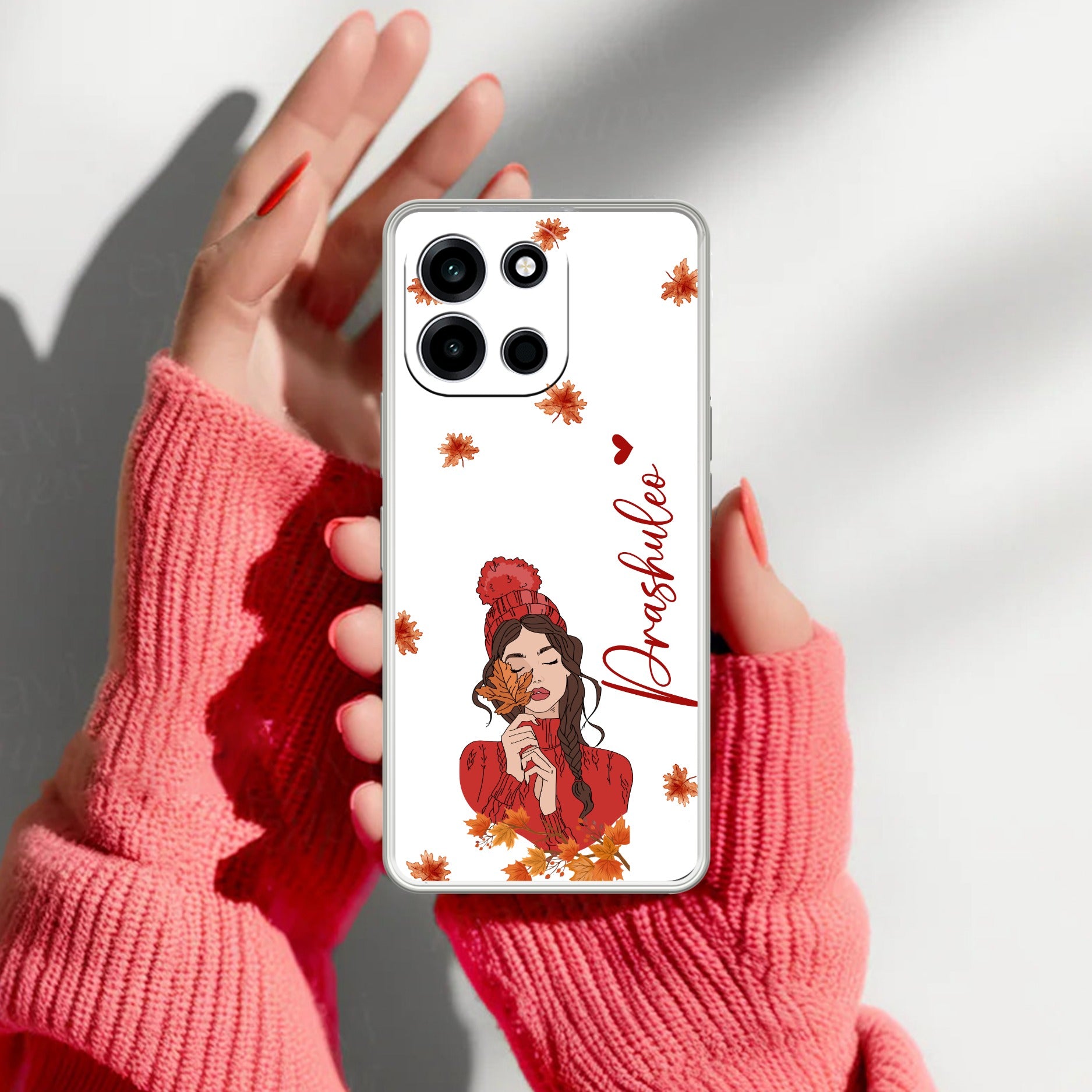 Daisy Flower Customize Transparent Silicon Case For OnePlus Nord 6 5G