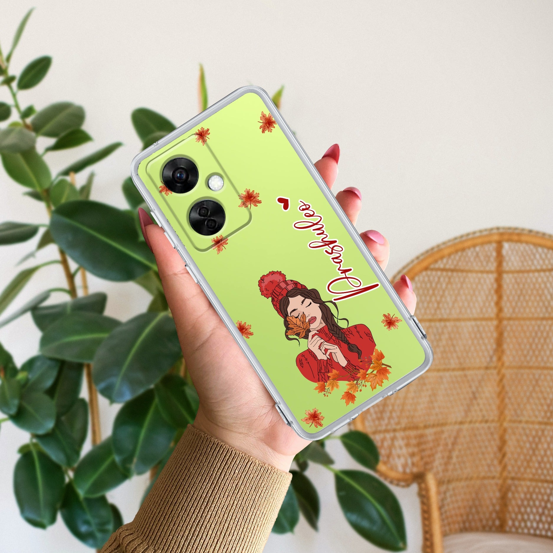 Daisy Flower Customize Transparent Silicon Case For OnePlus